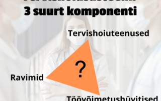 Tervishoiuteenustes on 3 suurt komponenti