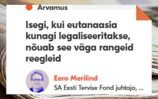 Sõna «eutanaasia» saab kasutada vaid surmamise korral ehk siis, kui lühendatakse elu loomulikku kulgu.