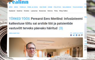 Dr Merilind: puudub meil tervise infosüsteem, millega adekvaatselt ja efektiivselt töötada