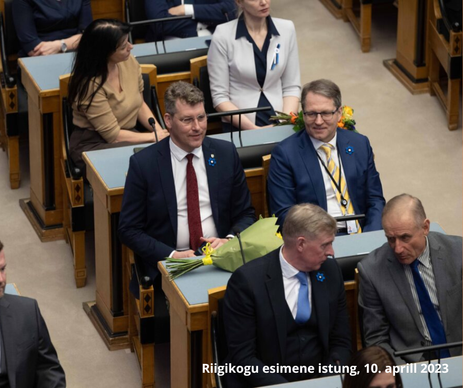 Riigikogu esimene istung, 10. aprill 2023. Foto: Riigikogu