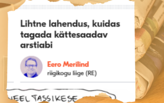 Eesti arstid peaksid saama paindlikult liikuda, et arstiabi oleks võimalikult palju kättesaadav, leiab riigikogu liige Eero Merilind (RE). Foto: Canva