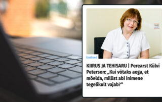 ÕL: Perearst Külvi Peterson: „Kui võtaks aega, et mõelda, millist abi inimene tegelikult vajab?“