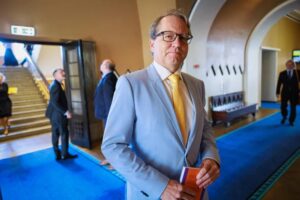 Eero Merilind 2025. aastal riigikogu sügisistungjärgu avaistungil.
(MARTIN AHVEN)